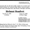 Bonfert Helmut 1928-1994 Todesanzeige